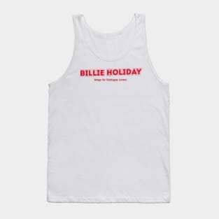 Billie Holiday Tank Top